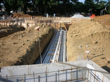 Commercial pool construction